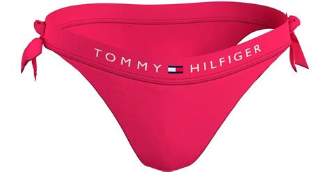 Tommy Hilfiger Bikini Hose TH SIDE TIE CHEEKY BIKINI Mit Tommy