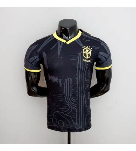 Camisa Feminina Da Sele O Brasileira Preta Copa