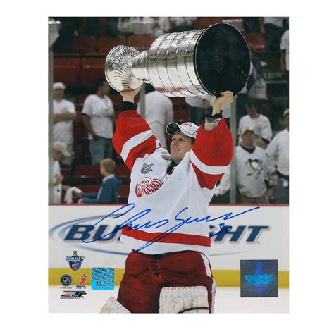 CHRIS OSGOOD Signed Detroit Red Wings '08 Stanley Cup 8 X 10 Photo ...