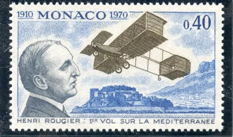 Stamp Timbre De Monaco N Vol D Henri Rougier Eur