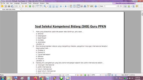 Download Contoh Soal Tes P3k Pppk Guru Pkn Dan Kunci Jawaban