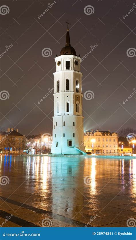 Cathedral Bell And Clock Tower Royalty Free Stock Photo Cartoondealer