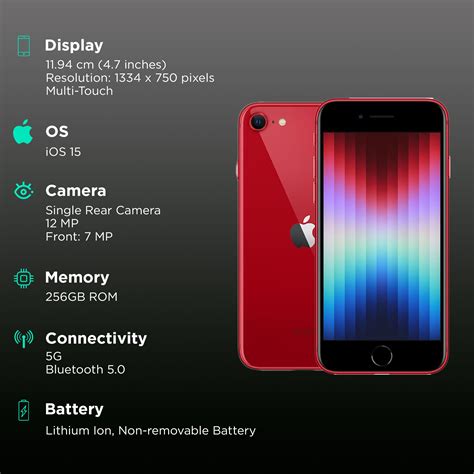 Buy Apple iPhone SE (256GB, (Product)Red) Online - Croma