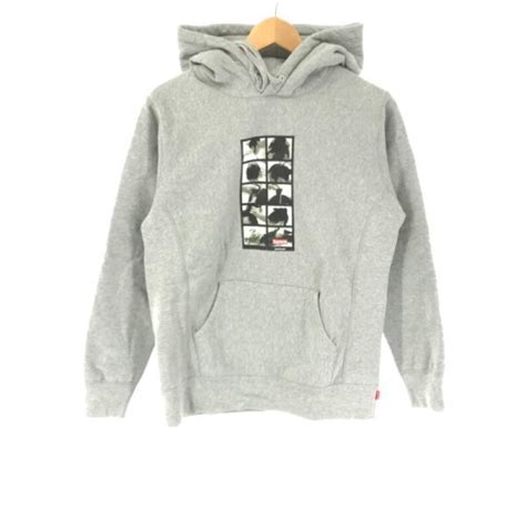 Supreme シュプリーム 16aw Sumo Hooded Sweatshirt スウェットパーカー グレー サイズs メンズ