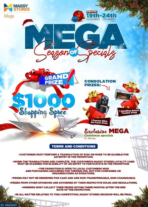 Flyer Massy Stores Svg