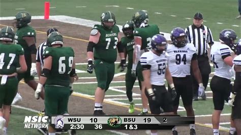 Bemidji State Football Highlights Vs Winona State Sept 17 2022 Youtube