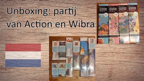 Nederlandse Unboxing Partij Diamond Paintings Van Action En Wibra Youtube