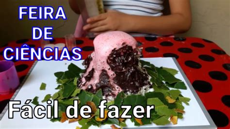 DIY COMO FAZER VULCÃO CASEIRO FÁCIL Mundo da Marina YouTube