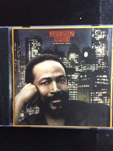 Marvin Gaye Midnight Love Used 9 Track Cd Album 1982 Soul Randb Sexual