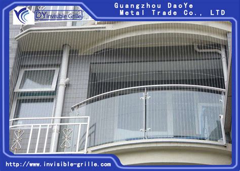 High Rise Building Stainless Steel Balcony Invisible Grille