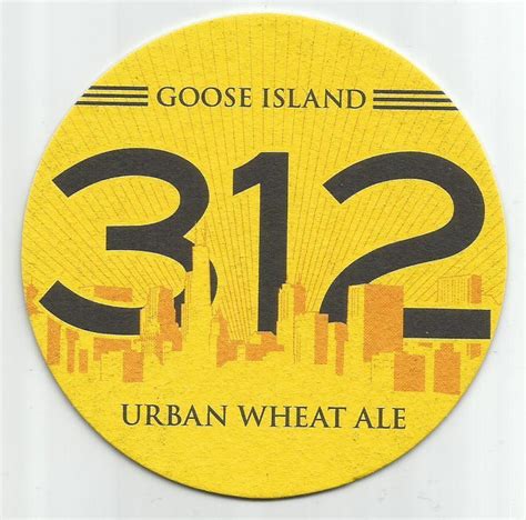 15 Goose Island 312 Urban Wheat Ale Beer Coasters Ebay