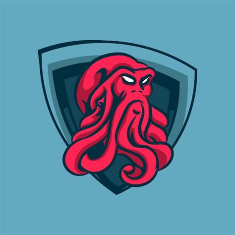 Premium Vector Octopus Esports Mascot Logo Design