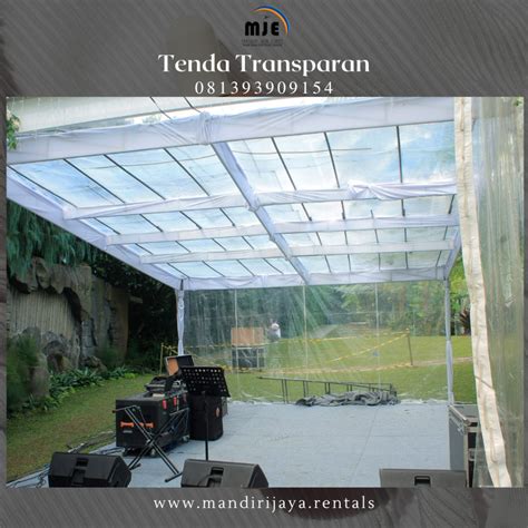 Sewa Tenda Konvensional Transparan Kawasan Industri Surya Cipta