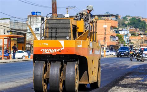 Belford Roxo Avenida Joaquim Da Costa Lima Recebe Novo Asfalto