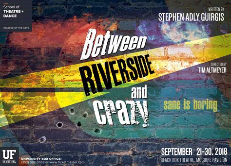 Between Riverside and Crazy | Events | College of the Arts | University of Florida