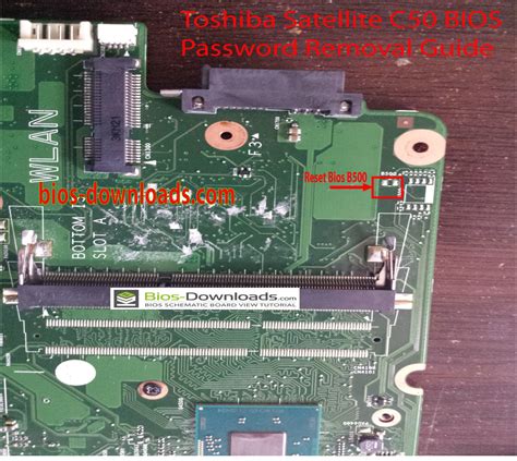 Toshiba Satellite C50 series BIOS Password Removal Guide