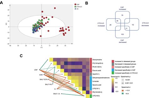 Metabolic And Lipidomic Profiles Of CAP Patients And Controls A A