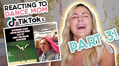 Me Reacting To Dance Moms Tik Toks Part 3 Funny Tik Toks Christi