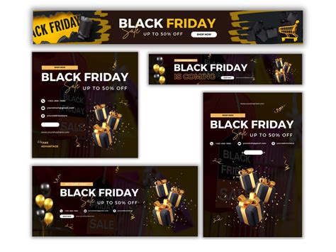 Shopify Banner Theme 2 (Black Friday) - The PLR Library