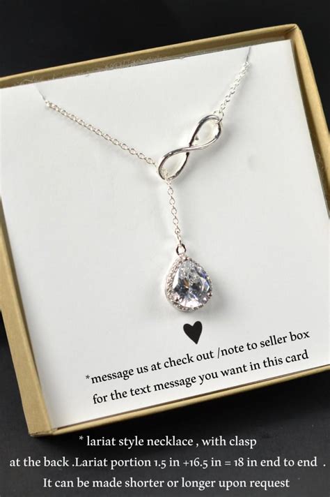 Crystal Diamond Personalized Necklace Jewelry Set Personalized Bridesmaid Gift Set Bridesmaid ...