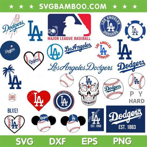 Los Angeles Dodgers SVG Bundle