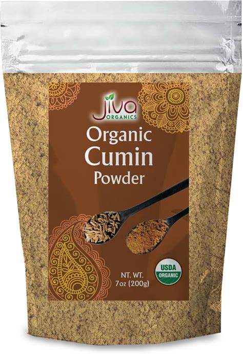 Jiva Organics Organic Ground Cumin Powder Ounce Pure Non Gmo