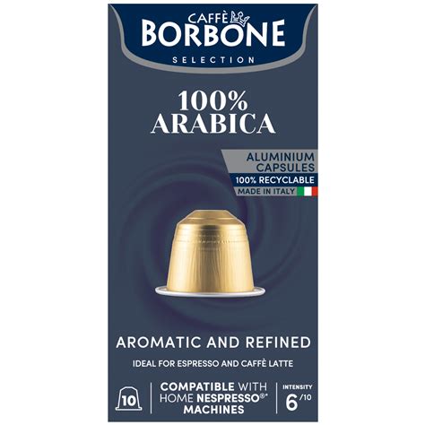 Borbone 100 Arabica Nespresso kompatibel 10er Pack Caffè Borbone