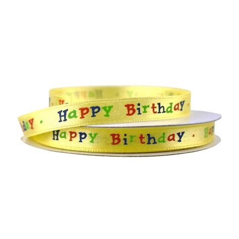 Happy Birthday Ribbon Etsy