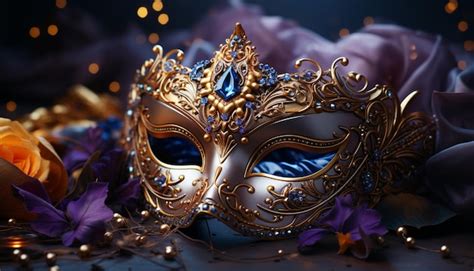 Eine glamouröse maskenparty, eine nacht voller geheimnisse und eleganz ...