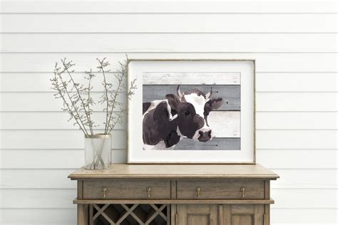 Cow Art farmhouse printable cow decor farmhouse decor | Etsy