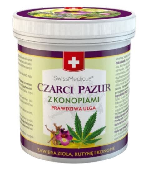 Swissmedicus Czarci Pazur Z Konopiami Balsam Ml Dr Max Drogeria