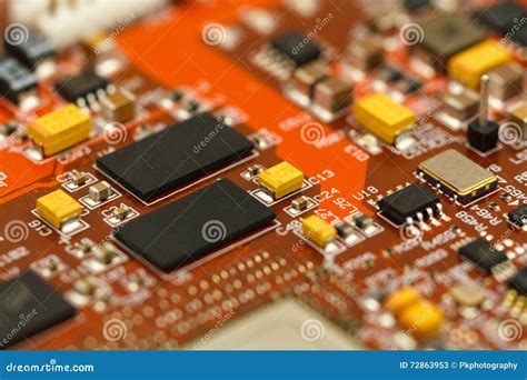 Application Specific Integrated Circuit Stock Image - Image of macro ...