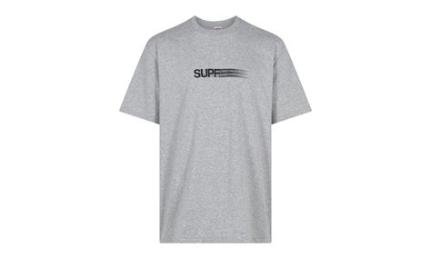 Buy Supreme Motion Logo Tee Ss23 Heather Grey Stadium Goods