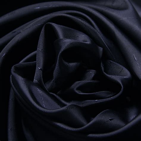 Doublure viscose acétate Flèche bleu marine vendue au mètre