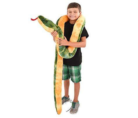 Buy Rhode Island Novelty Giant Anaconda Snake Plush Toy 100 Inch Long ...