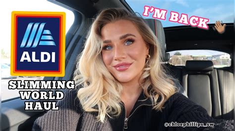 SLIMMING WORLD ALDI HAUL 2023 Hello Im Back YouTube