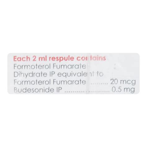 Foracort Mg Respule X Ml Price Uses Side Effects Netmeds