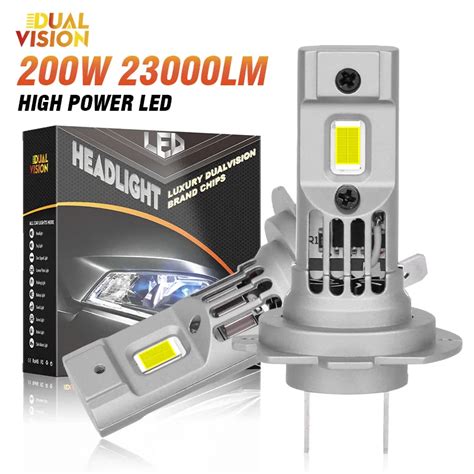 H Led Headlight Bulb Wireless W Lm K Csp Car Headlamp