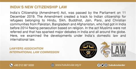 Indias New Citizenship Law Hukuk Ular Derne I