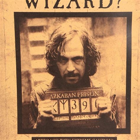 Harry Potter Poster Sirius Black Daily Prophet Poster l | Etsy