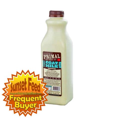 Primal Raw Goat Milk 32oz Sunset Feed Supply