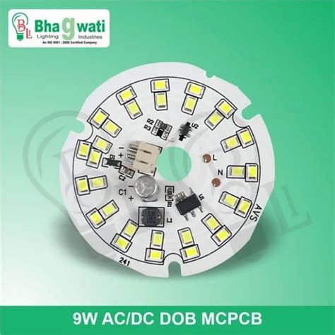 Aluminum 9W ACDC DOB MCPCB Number Of LED In PCB 31 At Rs 30 Piece In