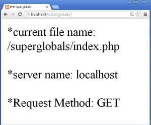 PHP Superglobals