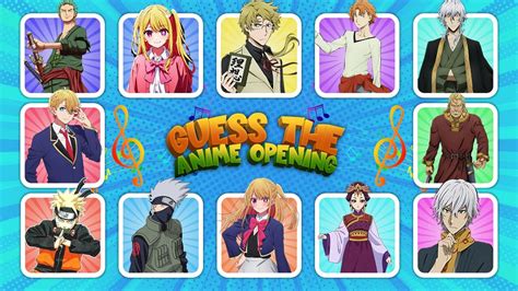 Guess The Anime Opening Level Easy Hard Anime Opening Quiz