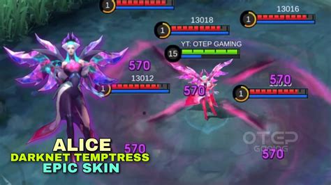 ALICE NEW EPIC SKIN DARKNET TEMPTRESS SPOTLIGHT ALICE GAMEPLAY