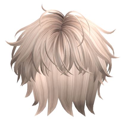 Soft Anime Style Hair Platinum Blonde Roblox