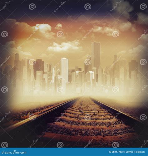 Road To The City Stock Photo Image Of Complex Dreamy 38217762