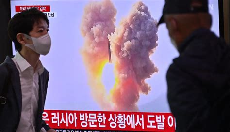 Korea Utara Luncurkan Rudal Balistik Saat Kim Jong Un Berada Di Rusia