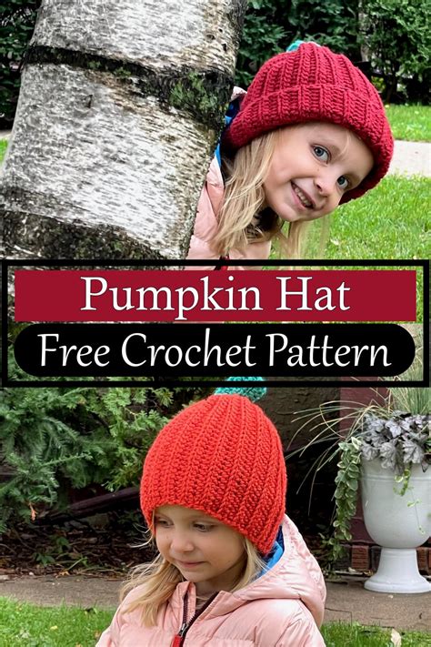 13 Crochet Pumpkin Hat Patterns For Halloween