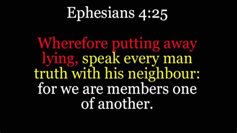 Ephesians 4 25 Kjv For You